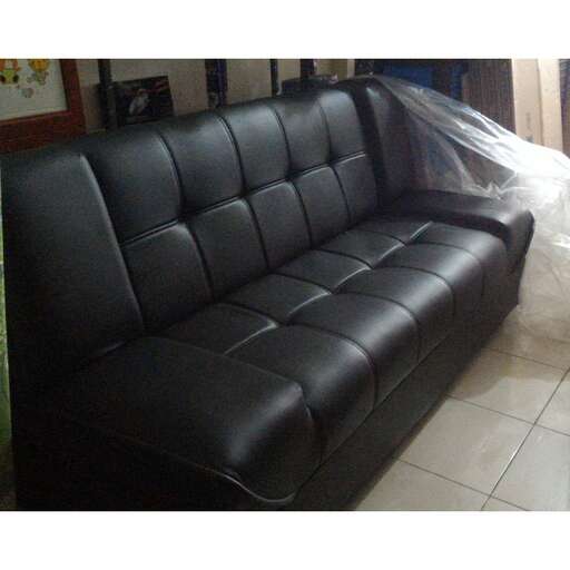 leather couch in a box