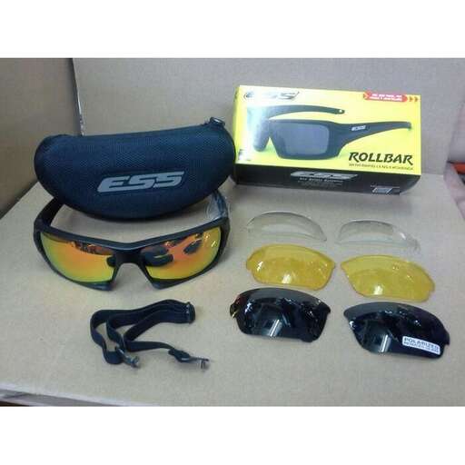 a pair of goggles and a box of goggles on a table.