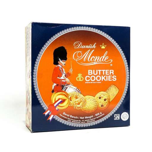 a box of cookies with a picture of a woman holding a baby boy