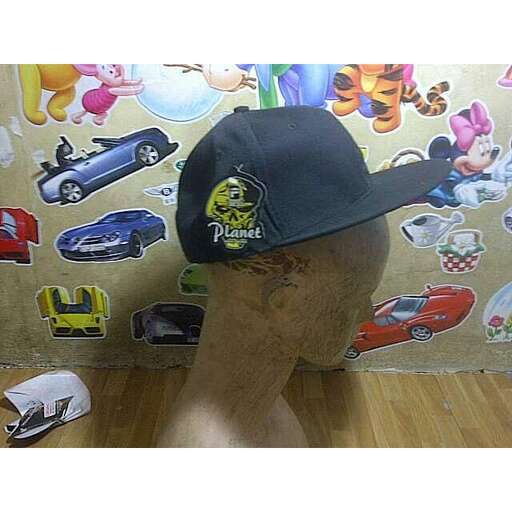 a hat that has been worn by a male mannequin.