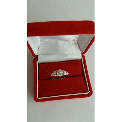 a diamond ring in a box