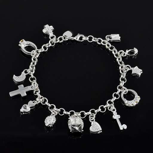 bracelet with a cross and a cross