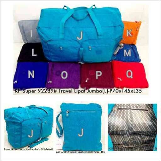 a bag with a name on it.