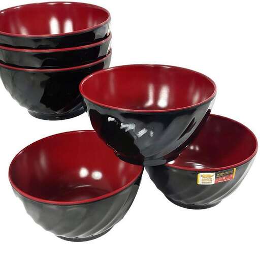 a pair of bowls with a design that can be used as a base.
