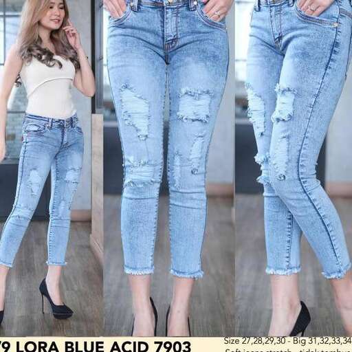 blue jeans with a white top