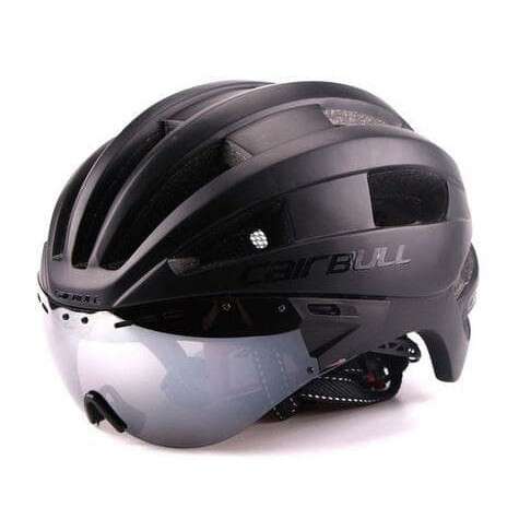 a helmet with a helmet on it.