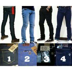 a set of jeans for men