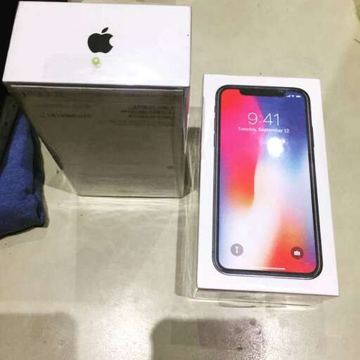 the iphone x is in the box.
