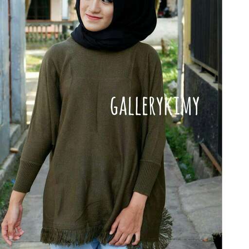 garment in olive green with a hood