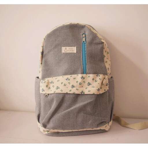 the back of the backpack.