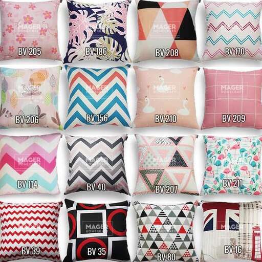 a selection of pillows and pillows
