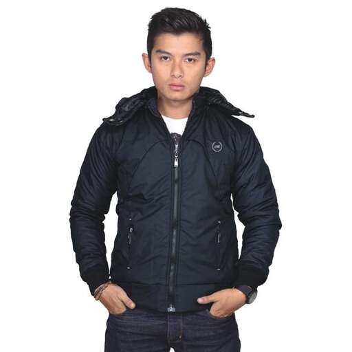 men's jacket with a hood