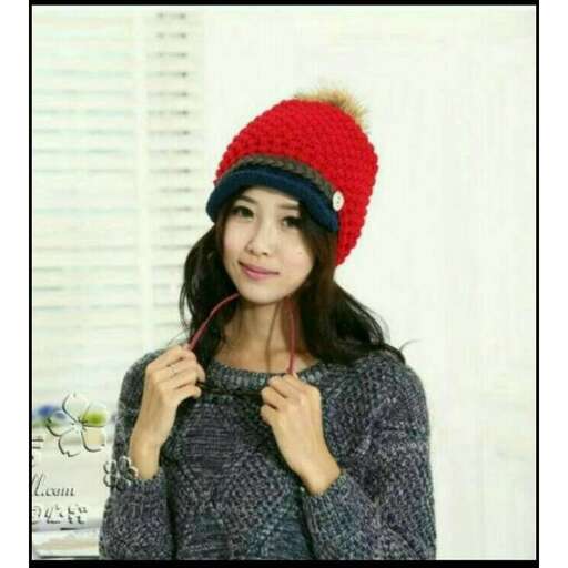 i love the red hat with the blue hat.