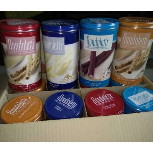 the box is full of flavored foods.