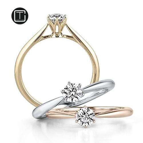 a pair of rings with diamonds
