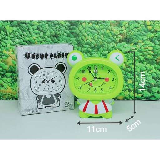 a clock with a cute little bear on it.