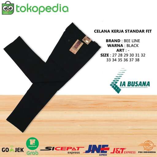 khaki pants in black