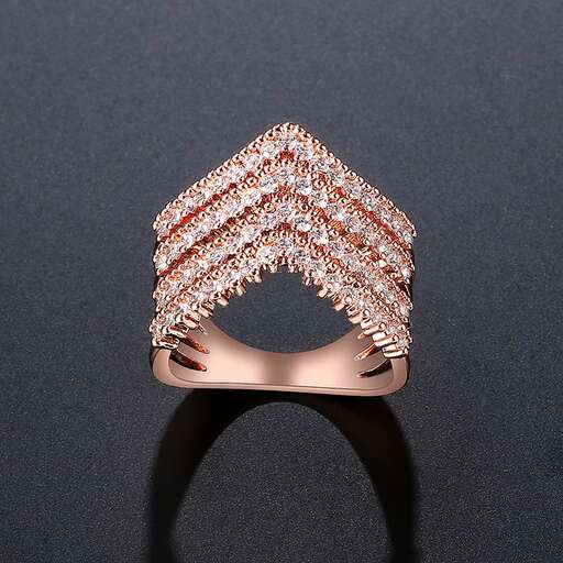 ring with a diamond in the middle