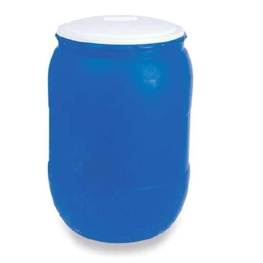 blue mason jar with lid and lid.