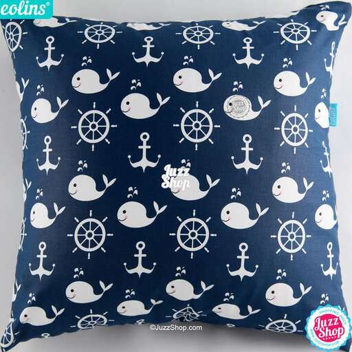 nautical pillow cover with nautical scene and nautical nautical themed nautical design.