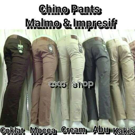 a store with several pairs of pants and a shirt.