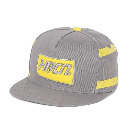 the hat is made from the logo.