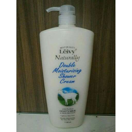 a bottle of shampoo on a counter.