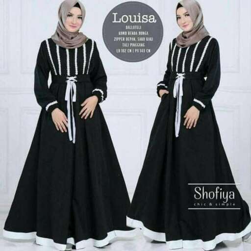 garment with a long skirt