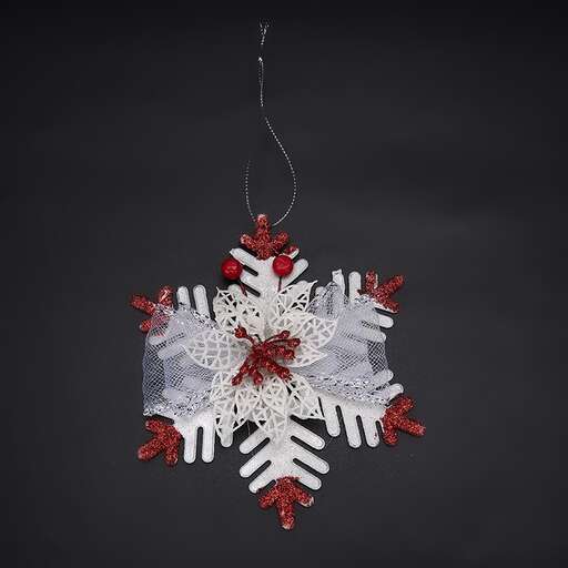 christmas ornament made from a recycled glass