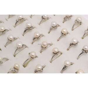 vintage silver earrings in white