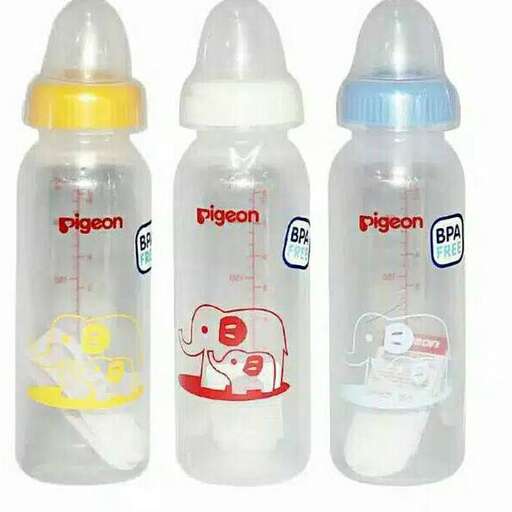 baby bottle in plastic bottle