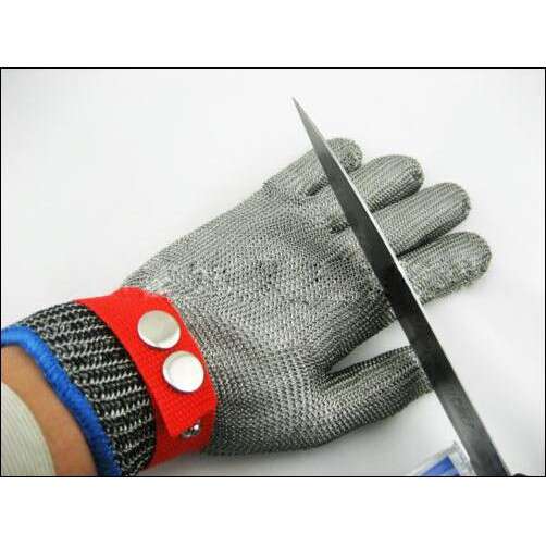 a pair of gloves with a pair of scissors.