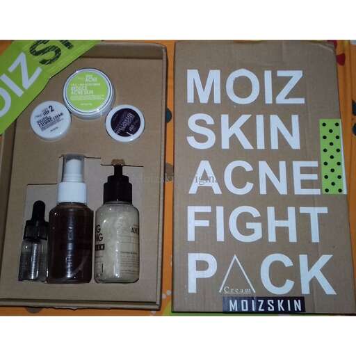 a box with a lot of different products in it.