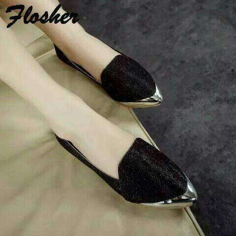 black suede shoes with a touch of black