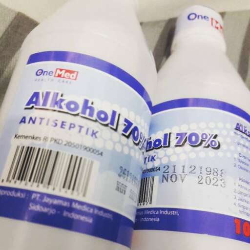 a bottle of milk with the label on it.