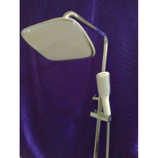a lamp with a white cord and a white cord.