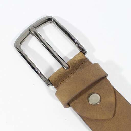 the strap is made of leather.