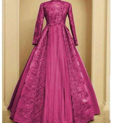 a beautiful pink evening gown with a floral pattern.