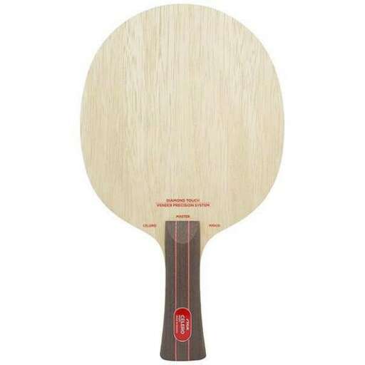 the wooden tennis racket is made from wood.