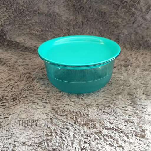 a bowl on a white towel