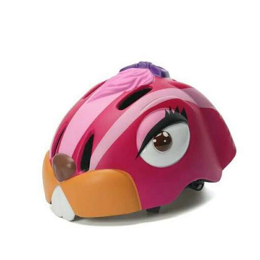 a helmet with a face on it