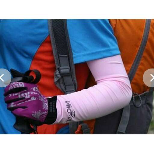 a person with a glove on their wrist