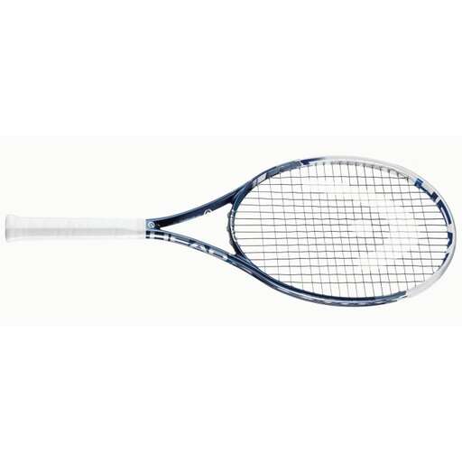 a tennis racket with a ball inside it.