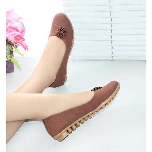 the shoes are made of leather and are very popular.