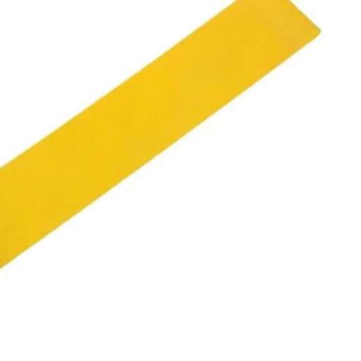 yellow tape on a white background