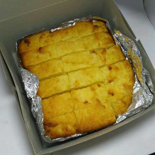 a cake in a box on a table