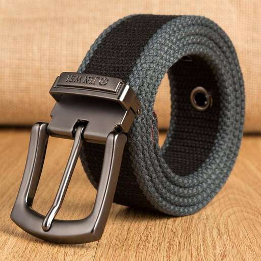 a black belt with a buckle