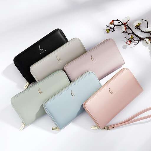 a large selection of handbags on a white background.