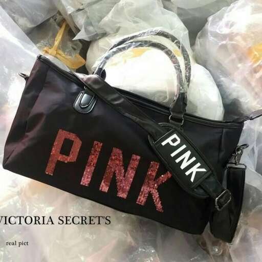 pink is the color of the bag