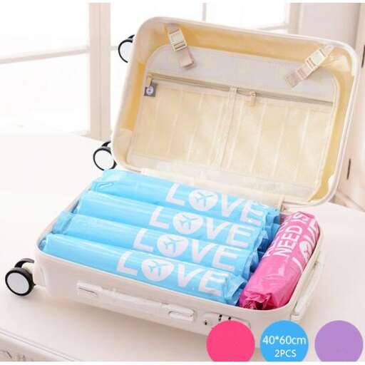 a suitcase for a beach wedding